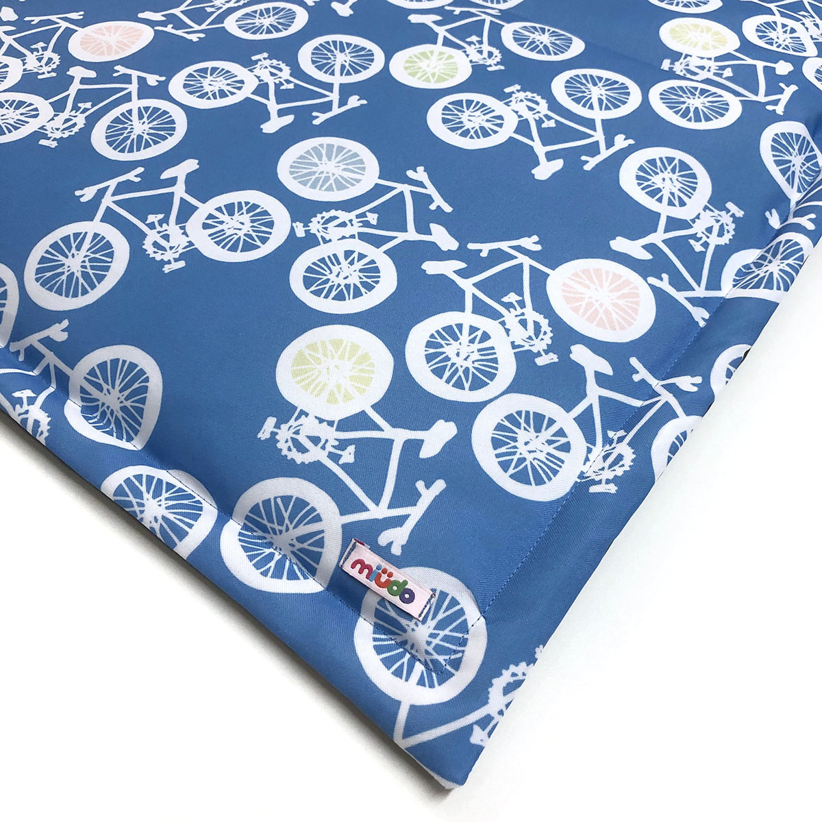 Tapete Nylon Bicicletas Azul com Bolsa