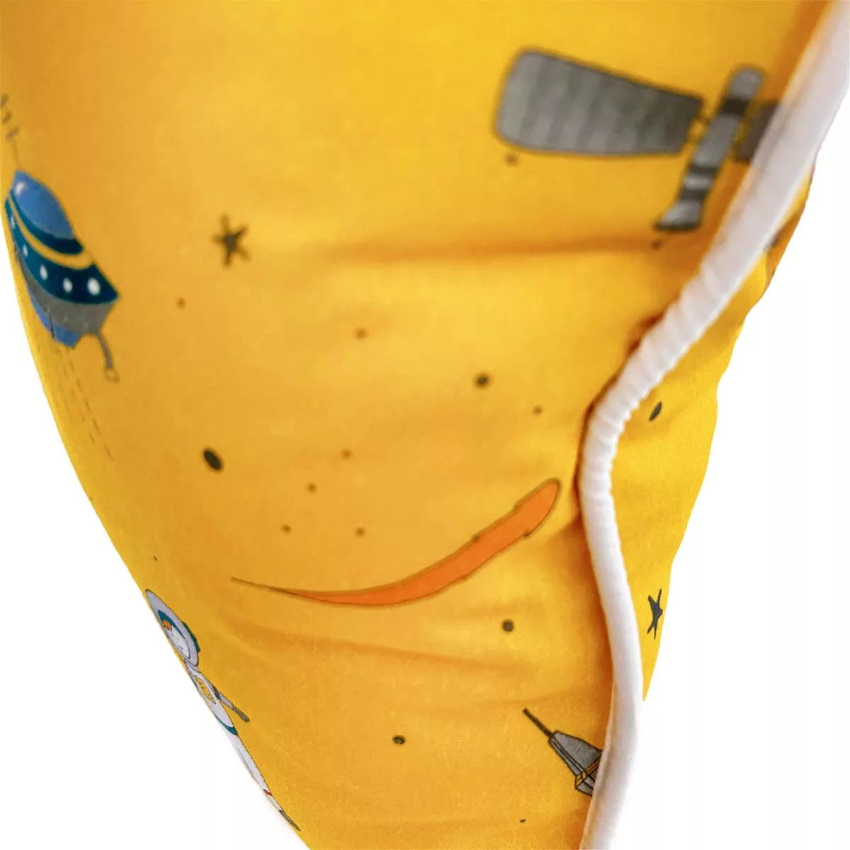 Capa de Almofada Espaço Amarelo 40x40 cm