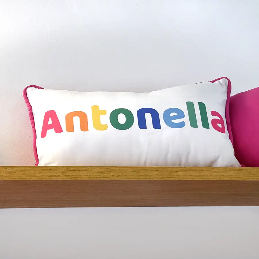 Capa de almofada nome Antonella