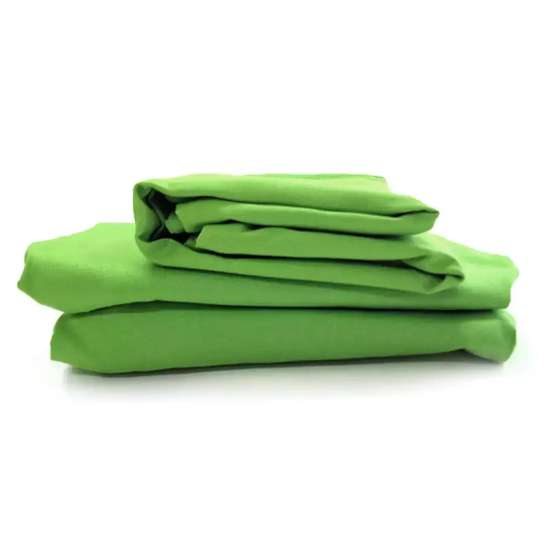 Roupa de Cama Infantil Liso Verde Limão – 2 peças