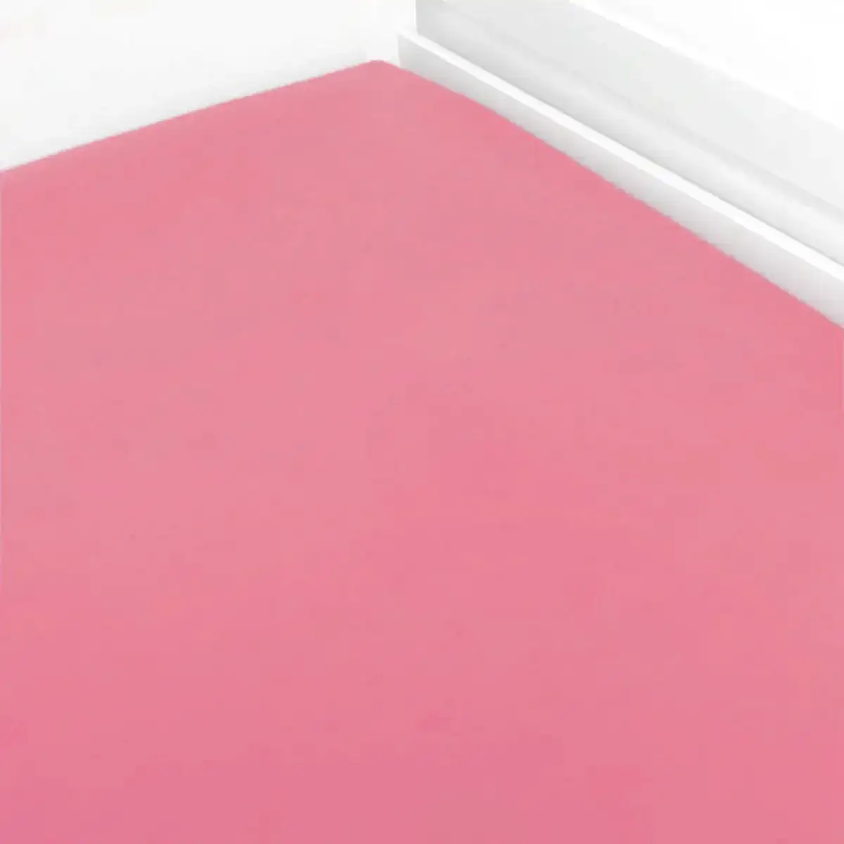 Lençol de Elástico Liso Rosa Chiclete