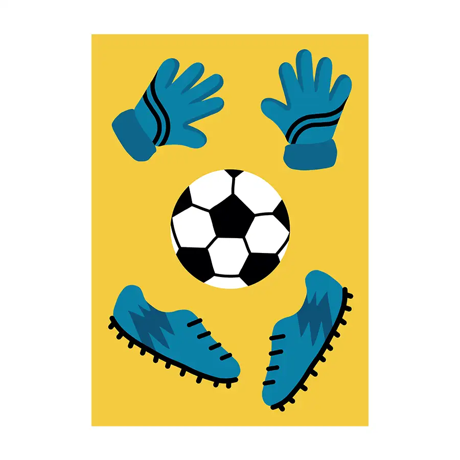 Luvas De Futebol SECHAND Juvenil - Aderência Máxima Para Meninos E Meninas