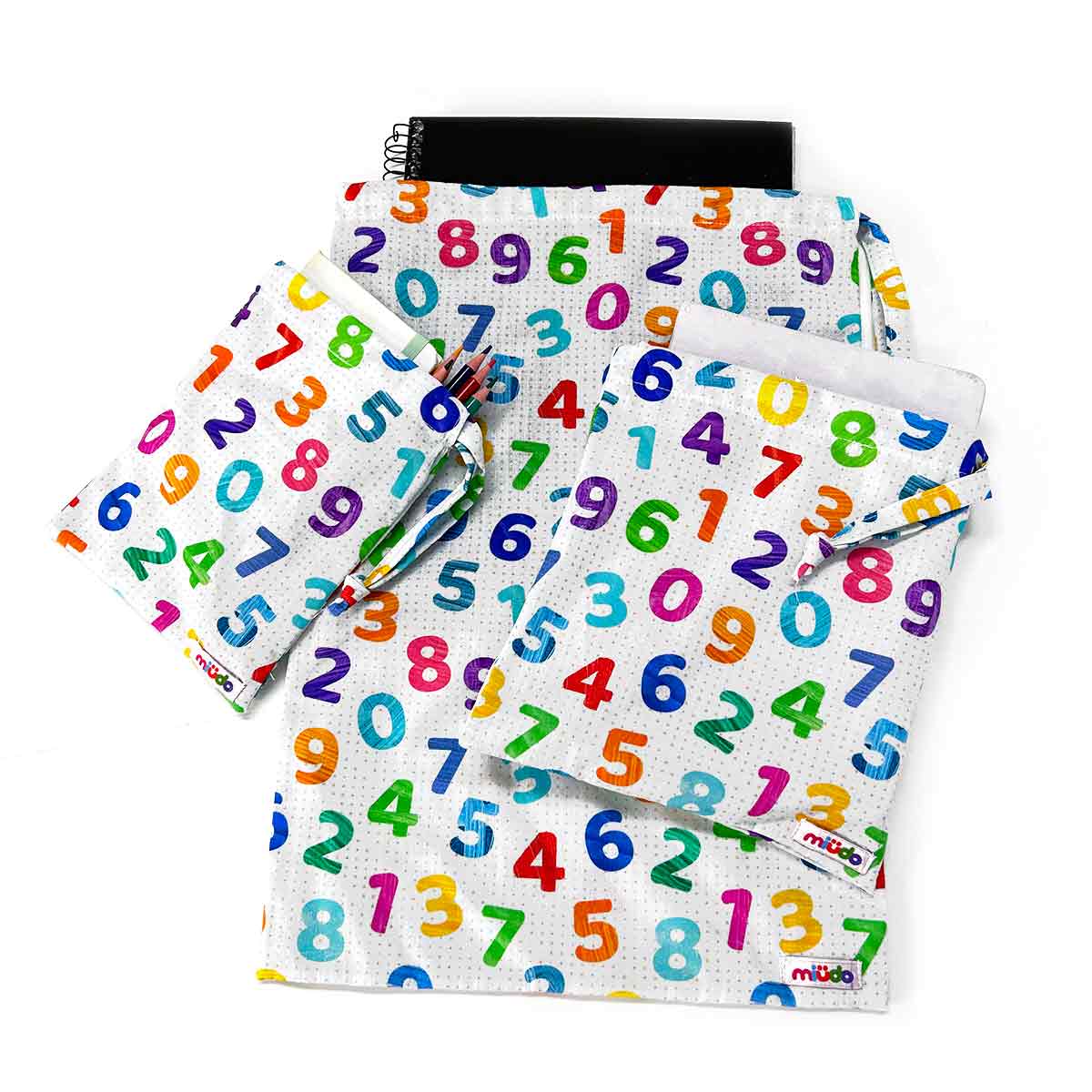 Saco Organizador Infantil Multiuso – Números – Kit com 3