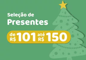Presentes de natal de 101 a 150 reais