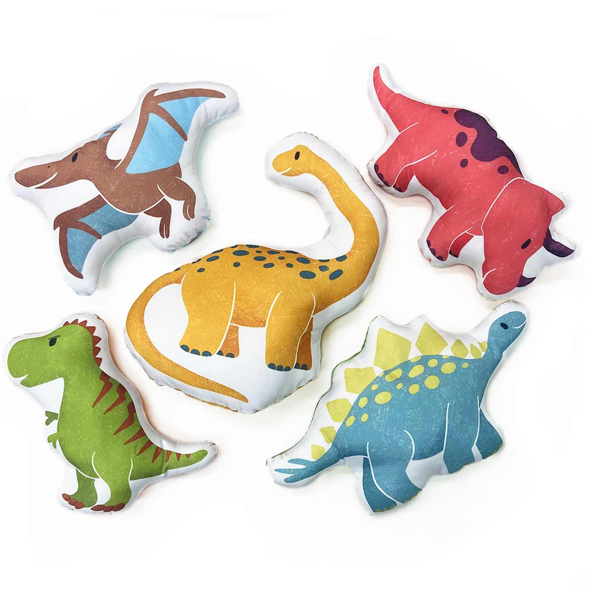 Kit 5 Almofadas Toy Dinossauros - Miüdo