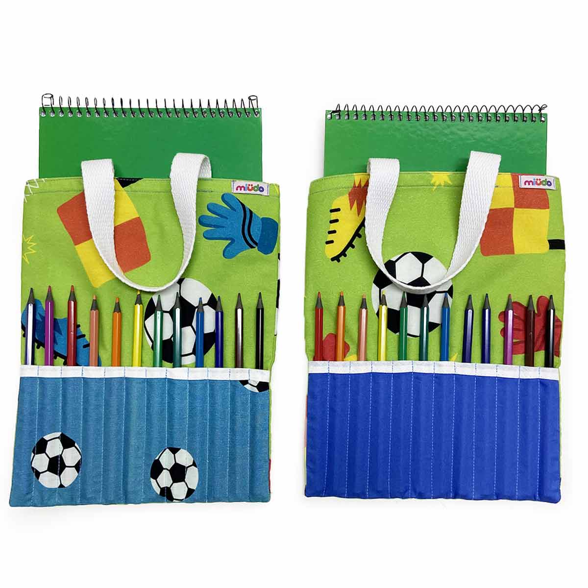 Kit Infantil de Desenho – Futebol Verde