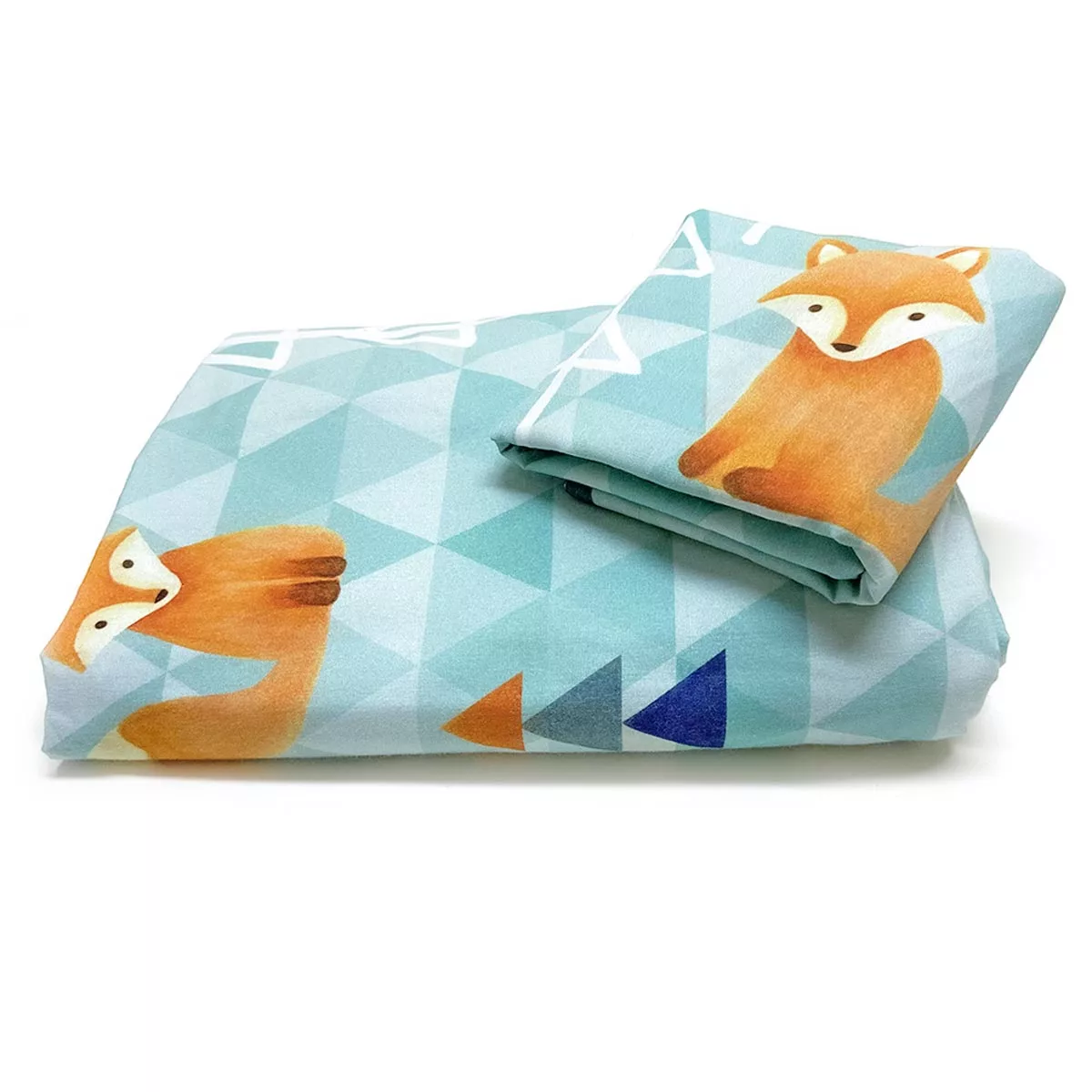Roupa de Cama Infantil Raposas – 2 peças