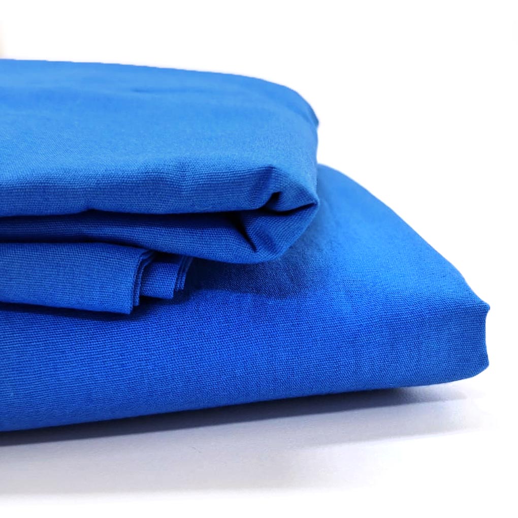 Roupa de Cama Lisa Azul Anil – 2 peças