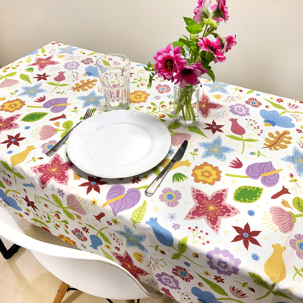 Toalha de Mesa Floral
