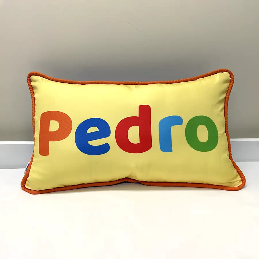 Capa de almofada nome Pedro