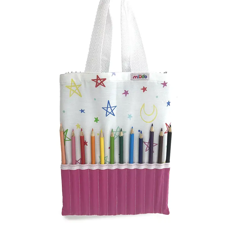 Kit Infantil de Desenho – Estrelas Pink