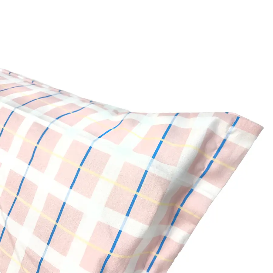 Detalhe Xadrez Rosa e Azul