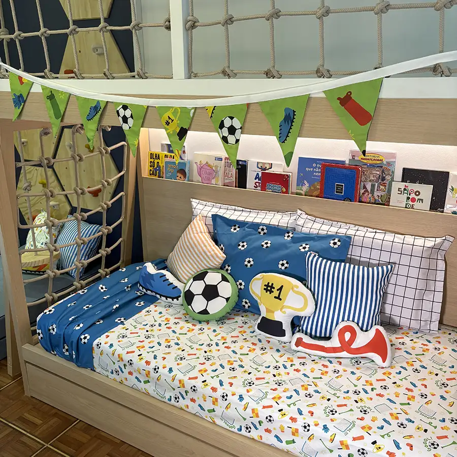 Ambiente Quarto Futebol Chuteira Bola