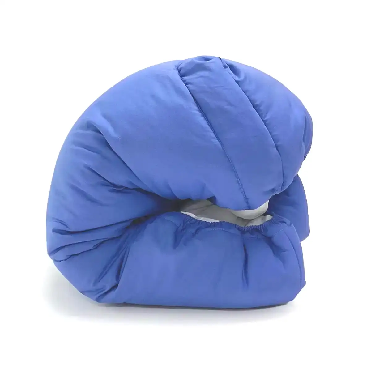 Colcha com Elástico Lisa Azul Hortênsia