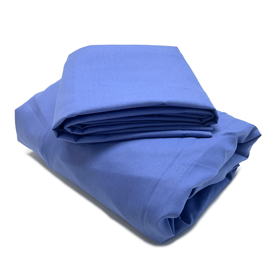 Roupa de Cama Lisa Azul Hortênsia – 2 peças