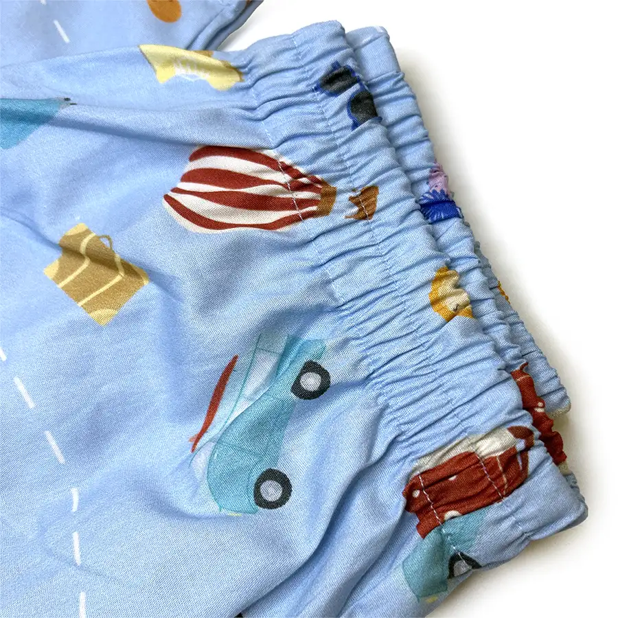 Calça Pijama Viagem Azul