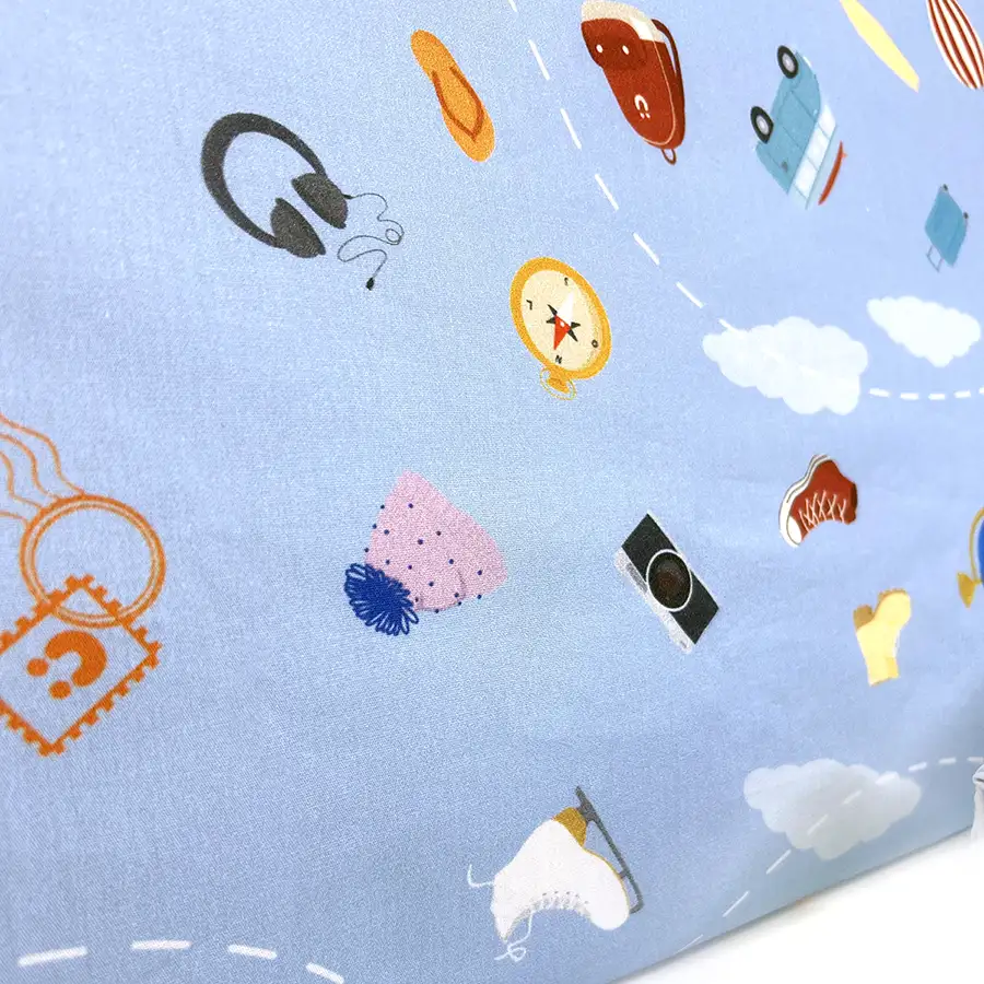 Estampa Viagem Volta ao Mundo