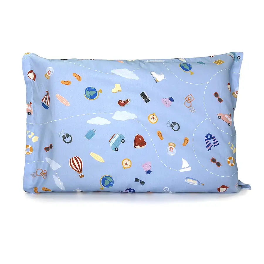 Fronha Infantil Viagem Azul