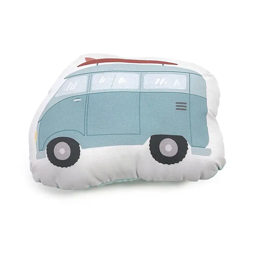 Almofadinha Toy Kombi Turquesa - Coleção Volta ao Mundo