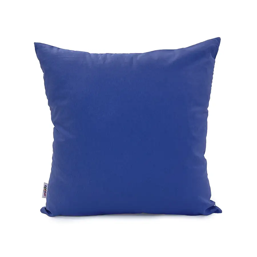 Costas de almofada na cor Azul Celeste