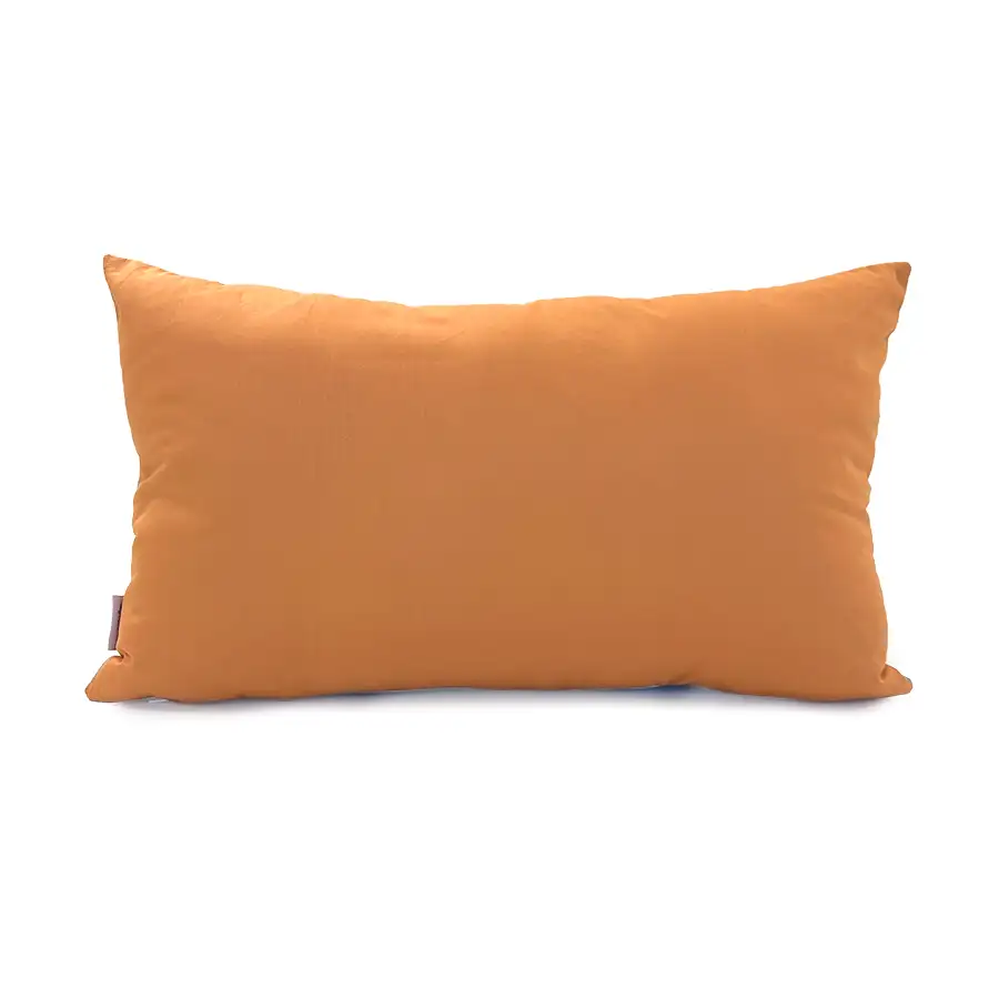 Costas de almofada 50x30 na cor laranja claro