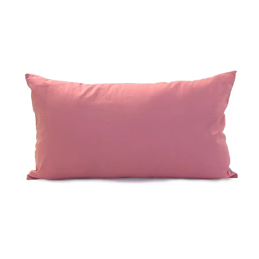 Costas de almofada 50x30 na cor rosa chiclete