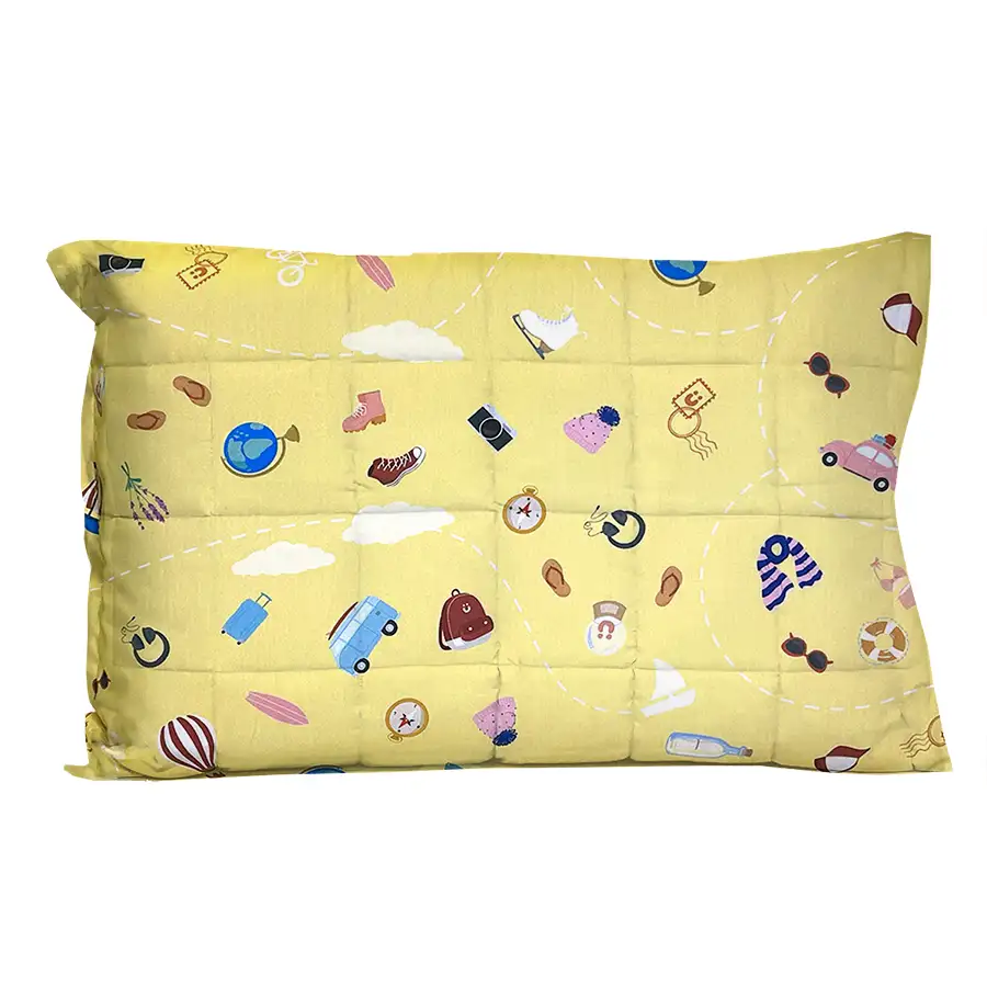 Capa de Travesseiro Viagem Amarelo