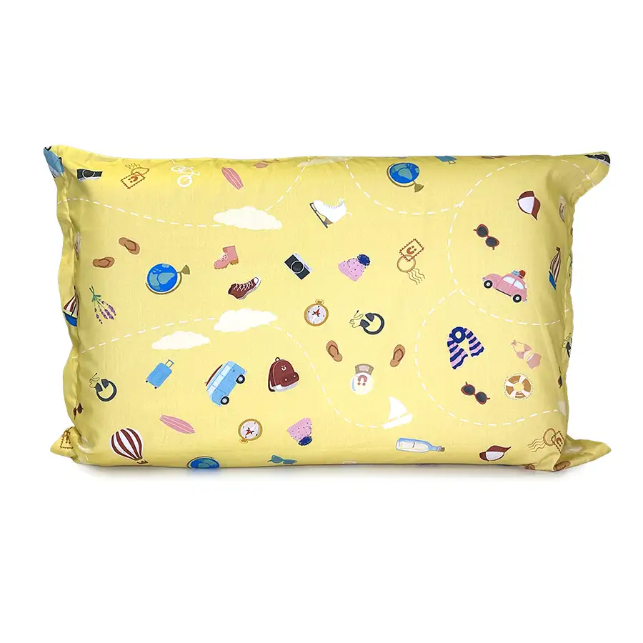 Fronha Infantil Viagem Amarelo