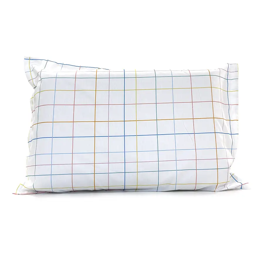 Fronha Infantil Xadrez Cores Pastéis