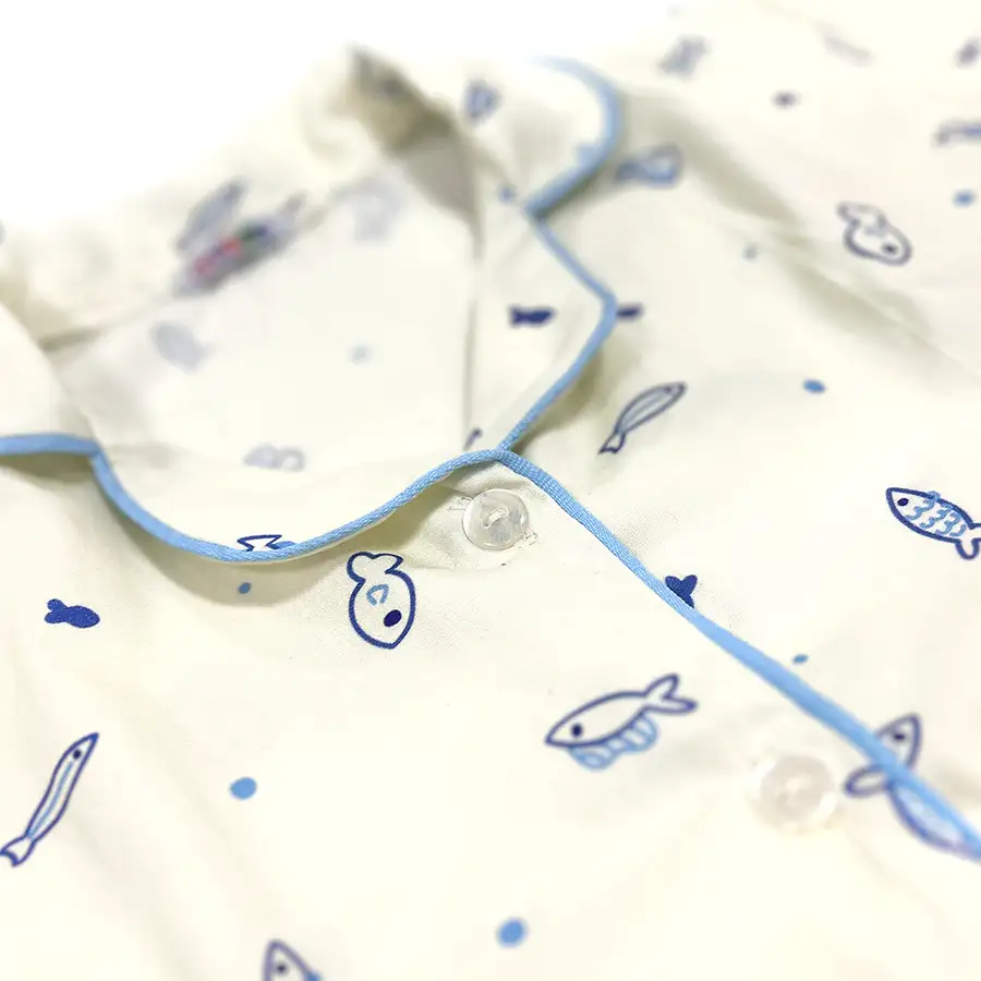 Pijama curto americano Peixinhos