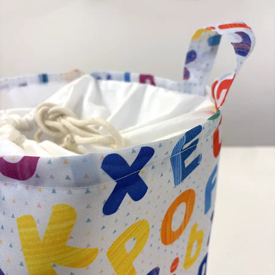 Cesto de Brinquedos Grande Letras