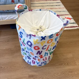 Cesto de Brinquedos Grande Letras