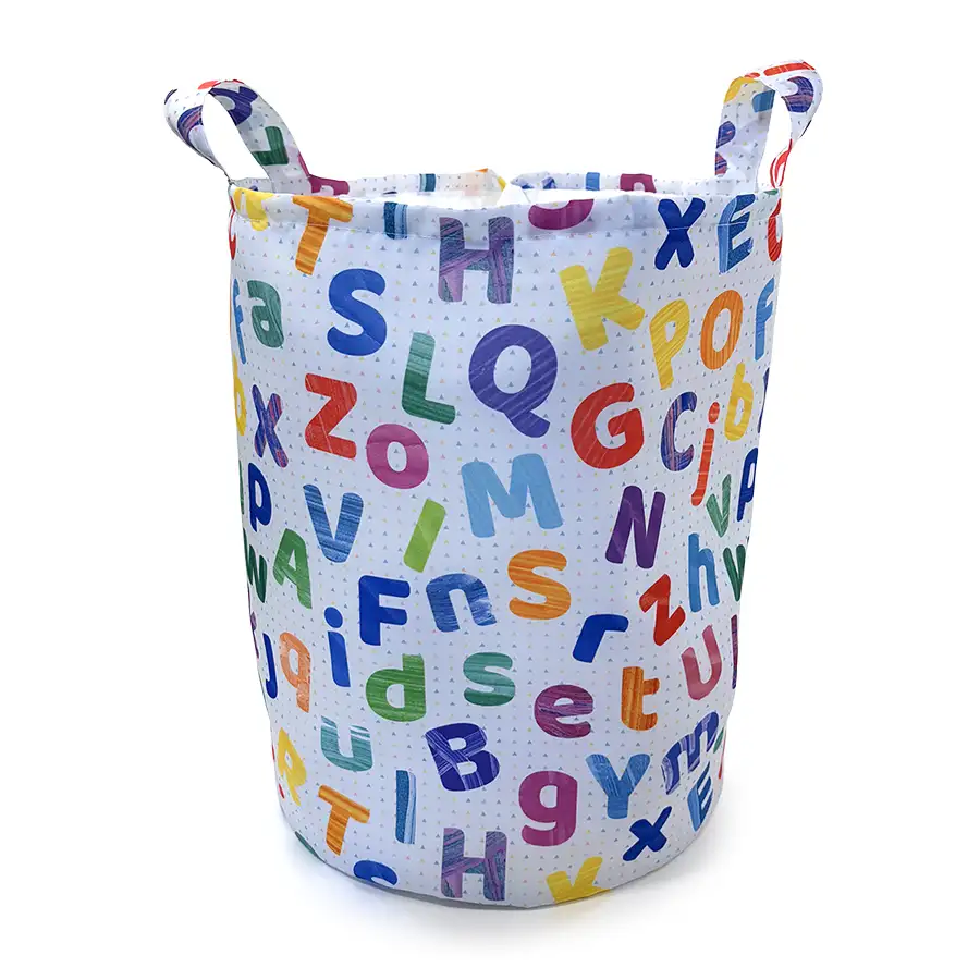 Cesto Organizador de Brinquedos Letras 40×50