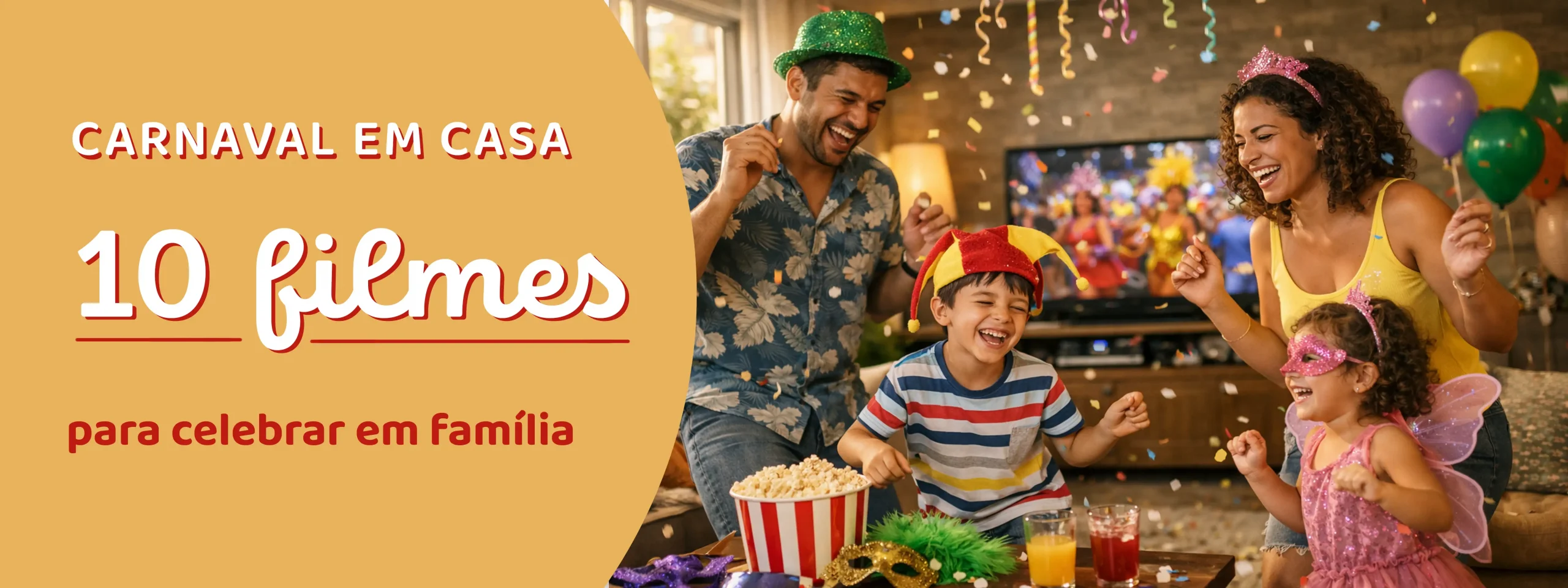 Filmes para assistir no carnaval 2026 com crianças