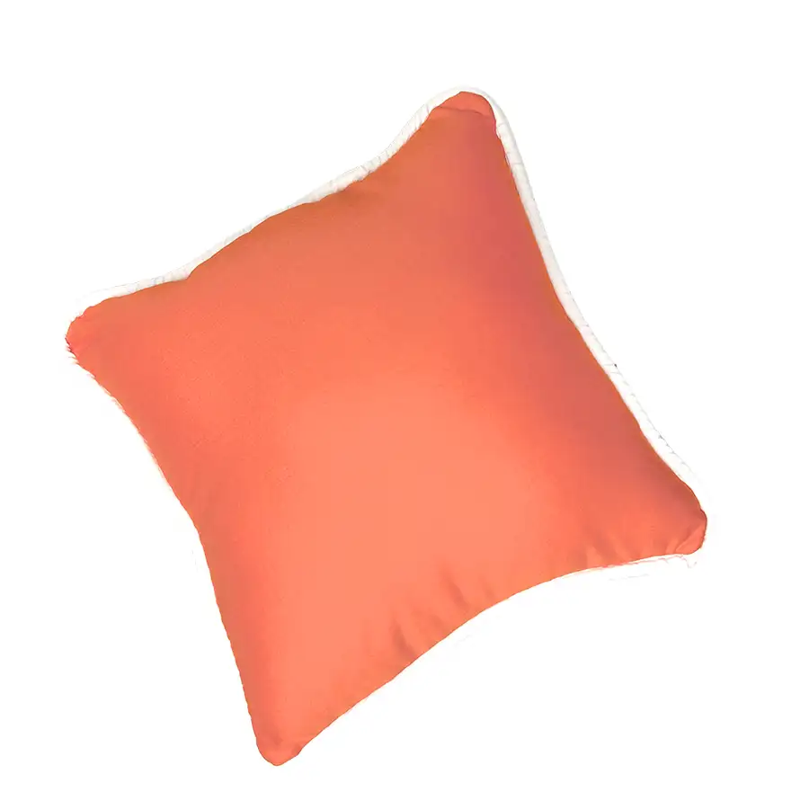 Almofadinha Coral 25×25 cm com vivo branco