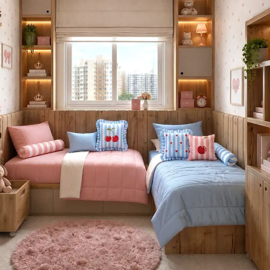 Quarto de meninas - Coleção Cherry Love