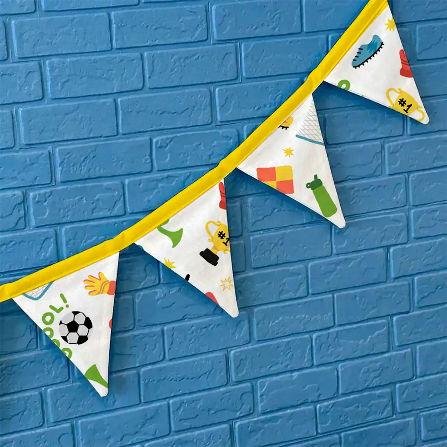 Bandeirola Futebol Branco – Copa 2026