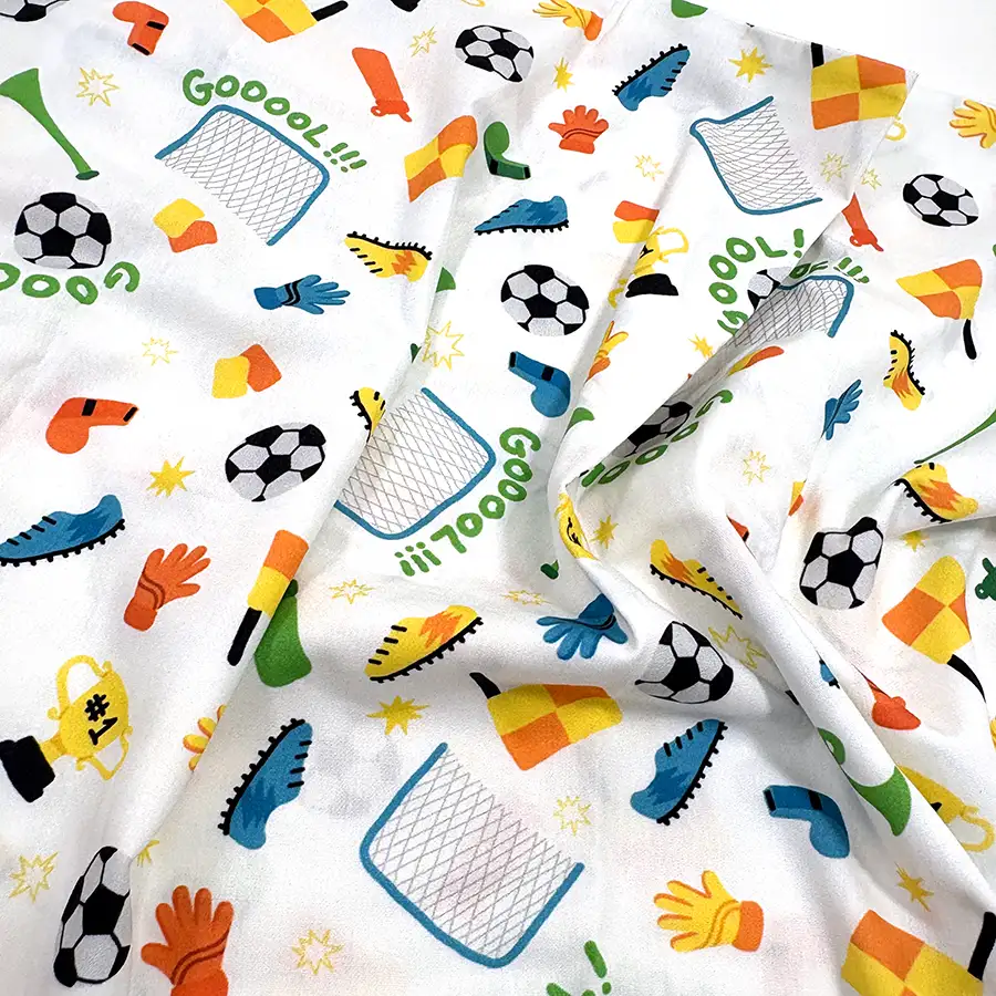 Lençol de Cima Futebol Branco – Copa 2026