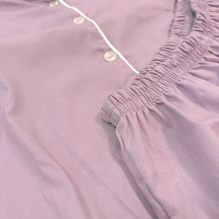 Pijama Americano Curto Rosa Queimado