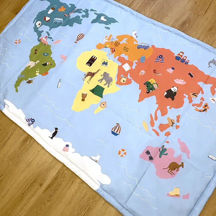 Tapetão de atividades Mapa Mundi