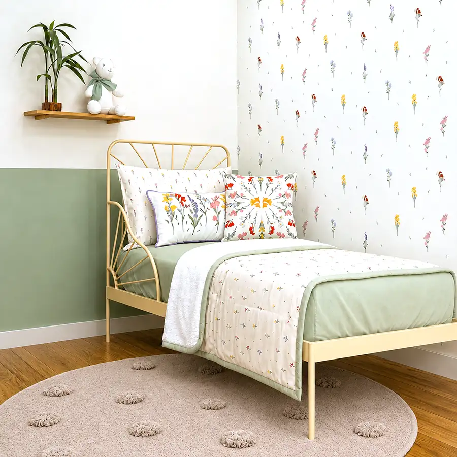 Quarto florzinhas - Decoração floral feminina
