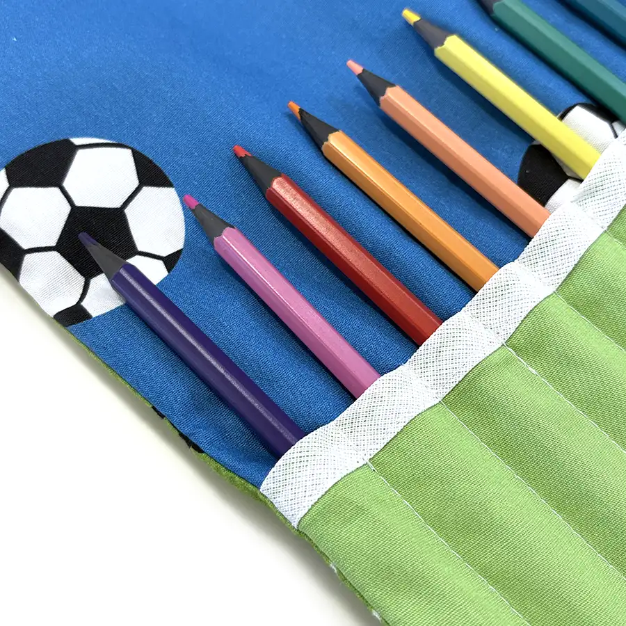 Kit de desenho bolas de futebol azul e verde limão