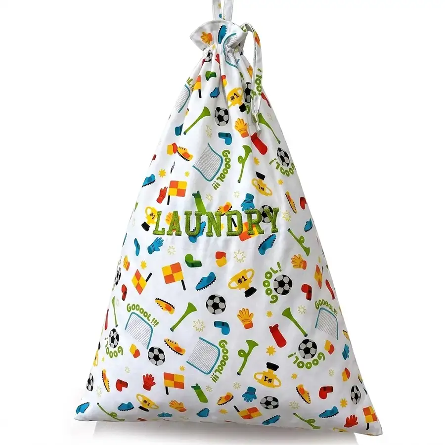 Saco de roupa suja Futebol Branco