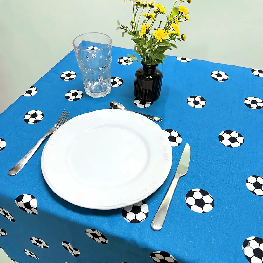 Toalha de Mesa Bolas Azul – Copa 2026