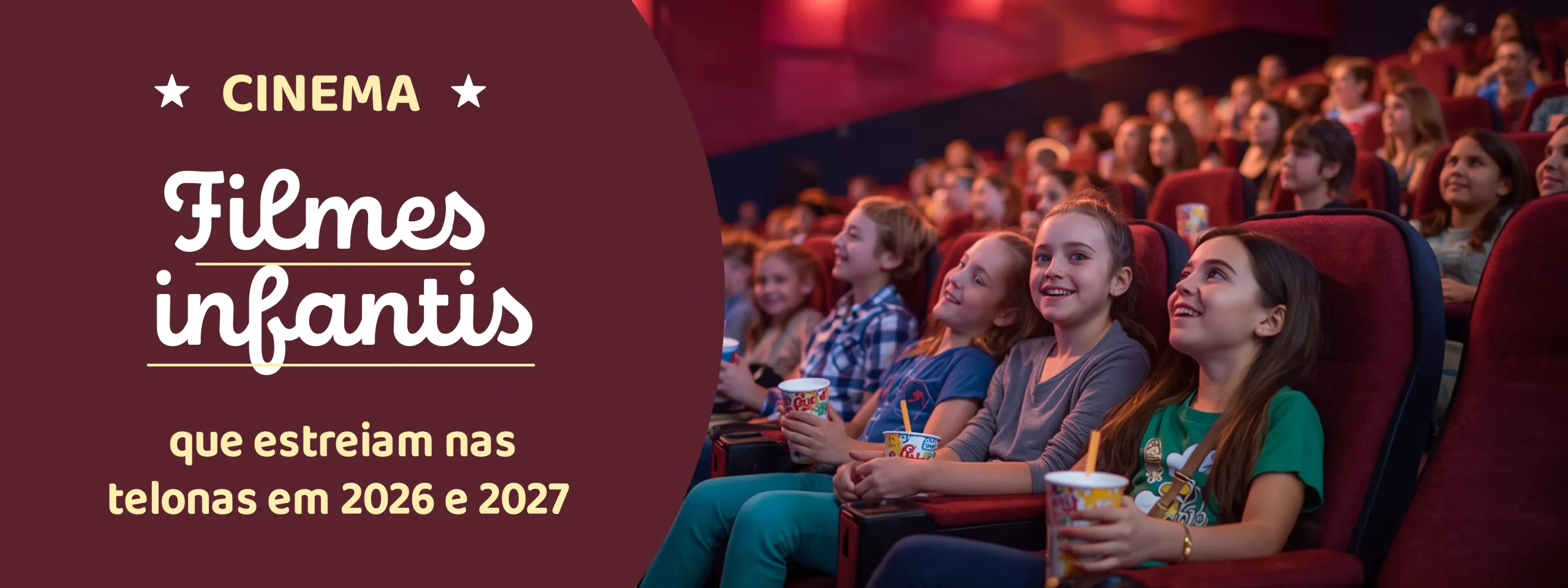 Filmes infantis que estreiam em 2026 e 2027: confira a lista completa
