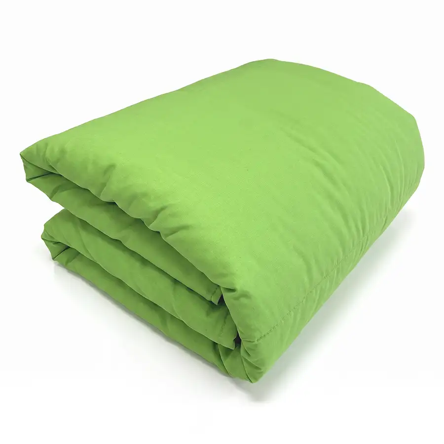 Colcha com Elástico Lisa Verde Limão