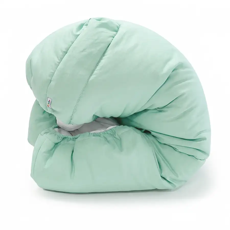 Colcha com Elástico Lisa Verde Menta