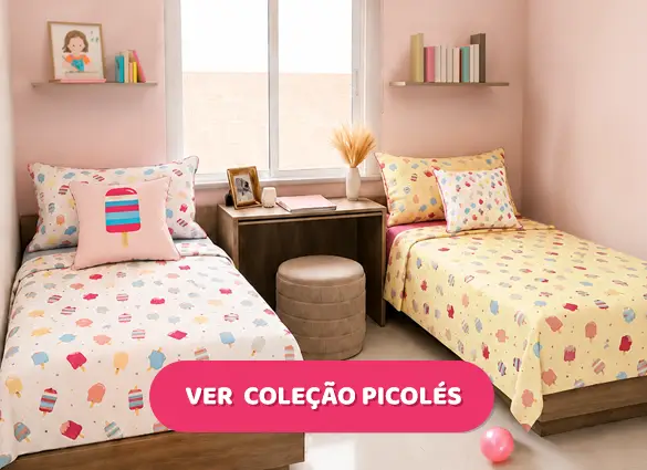 Quarto Picolés irmãs meninas