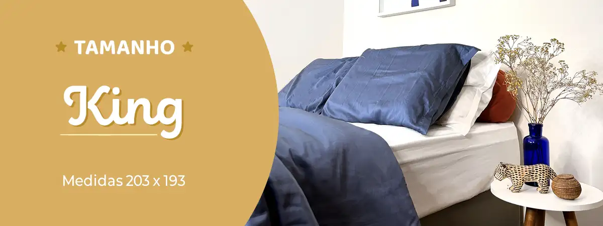 Roupa de cama infantil tamanho King - Miüdo