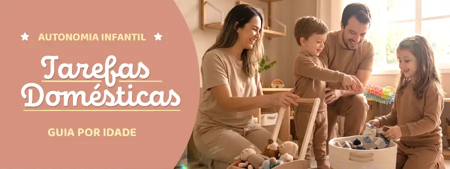 Que tarefas domésticas meu filho pode fazer? Veja o guia por idade
